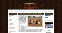 Desktop Screenshot of antiquetractorsupply.net