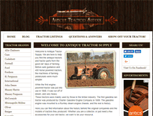 Tablet Screenshot of antiquetractorsupply.net